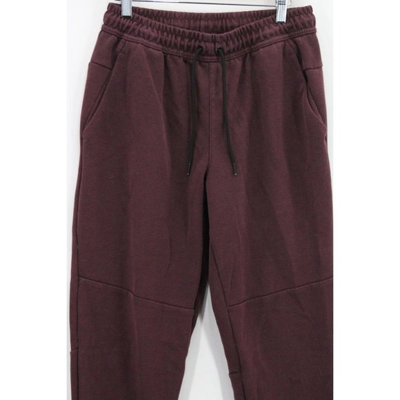 Active Jogger Pants Mens Dark Red Drawstring Sweatpants Outdoor Size Medium M - Picture 2 of 9